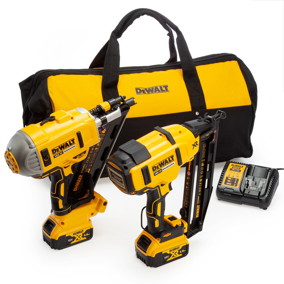 Dewalt DCK2046P2 18V XR Nailer Twin Pack Toolstop