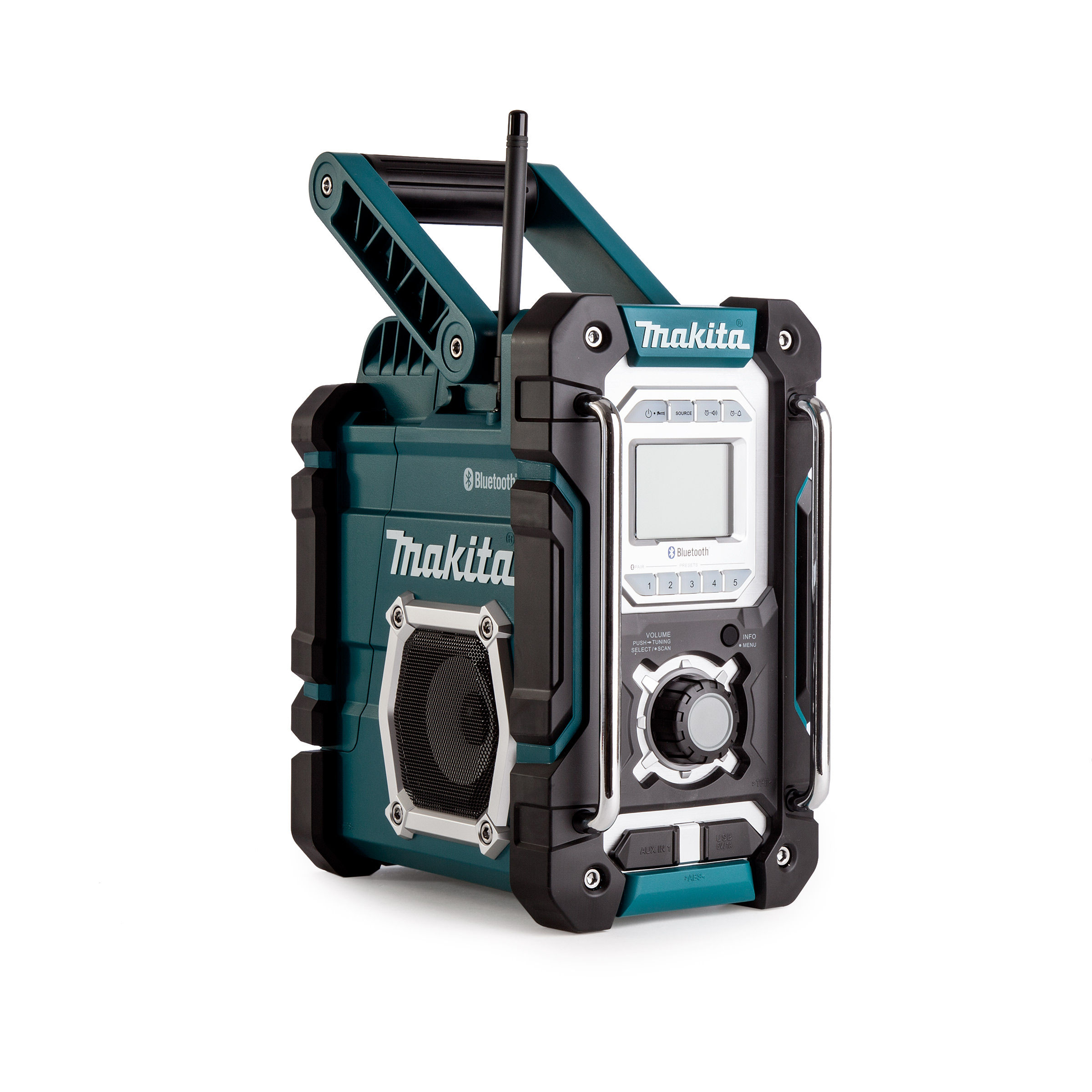 Makita Dmr106 Jobsite Radio With Bluetooth And Usb Charger