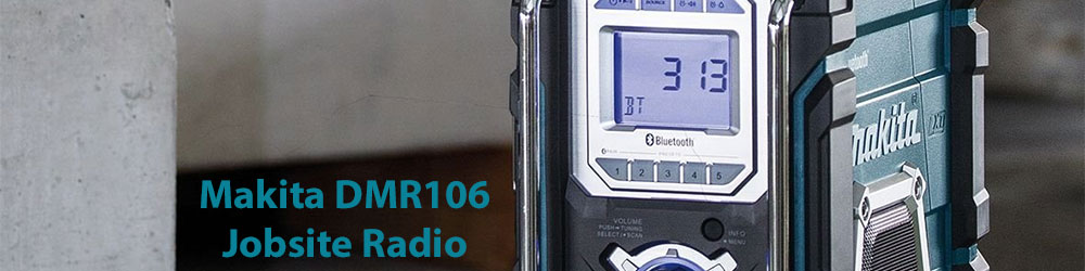 ophobe område skinke Makita DMR106 Jobsite Radio now with Bluetooth Connectivity - Toolstop