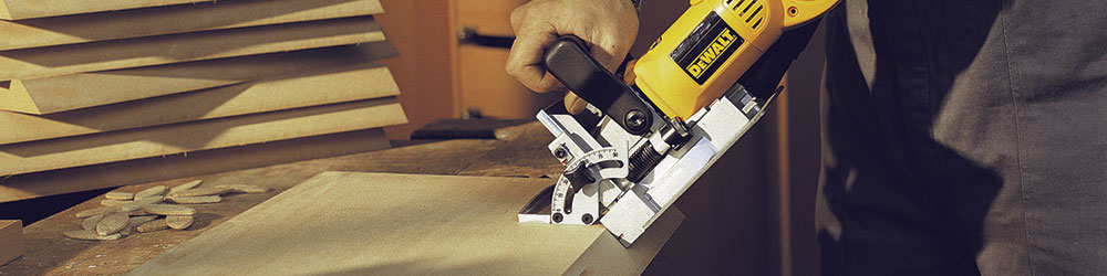 How to Use a Biscuit Joiner  Joining Boards on a Table Top