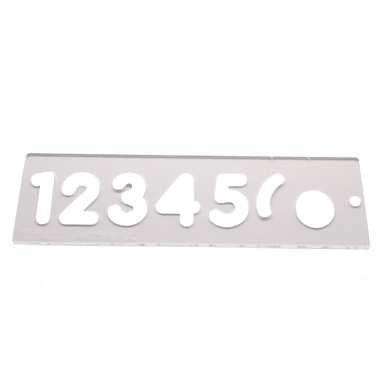 Trend TEMP/NUC/57 Number Template Set