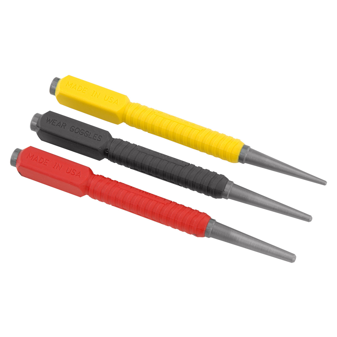 Photos - Other Hand Tools Stanley 0-58-930 Dynagrip Nail Punch Set  (3 Piece)