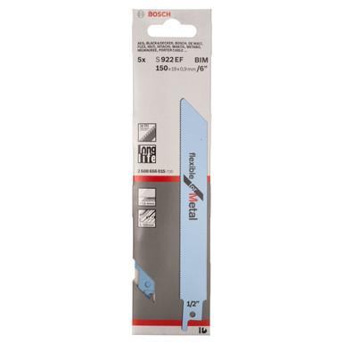 Bosch S922EF Reciprocating Saw Blade For Metal Toolstop