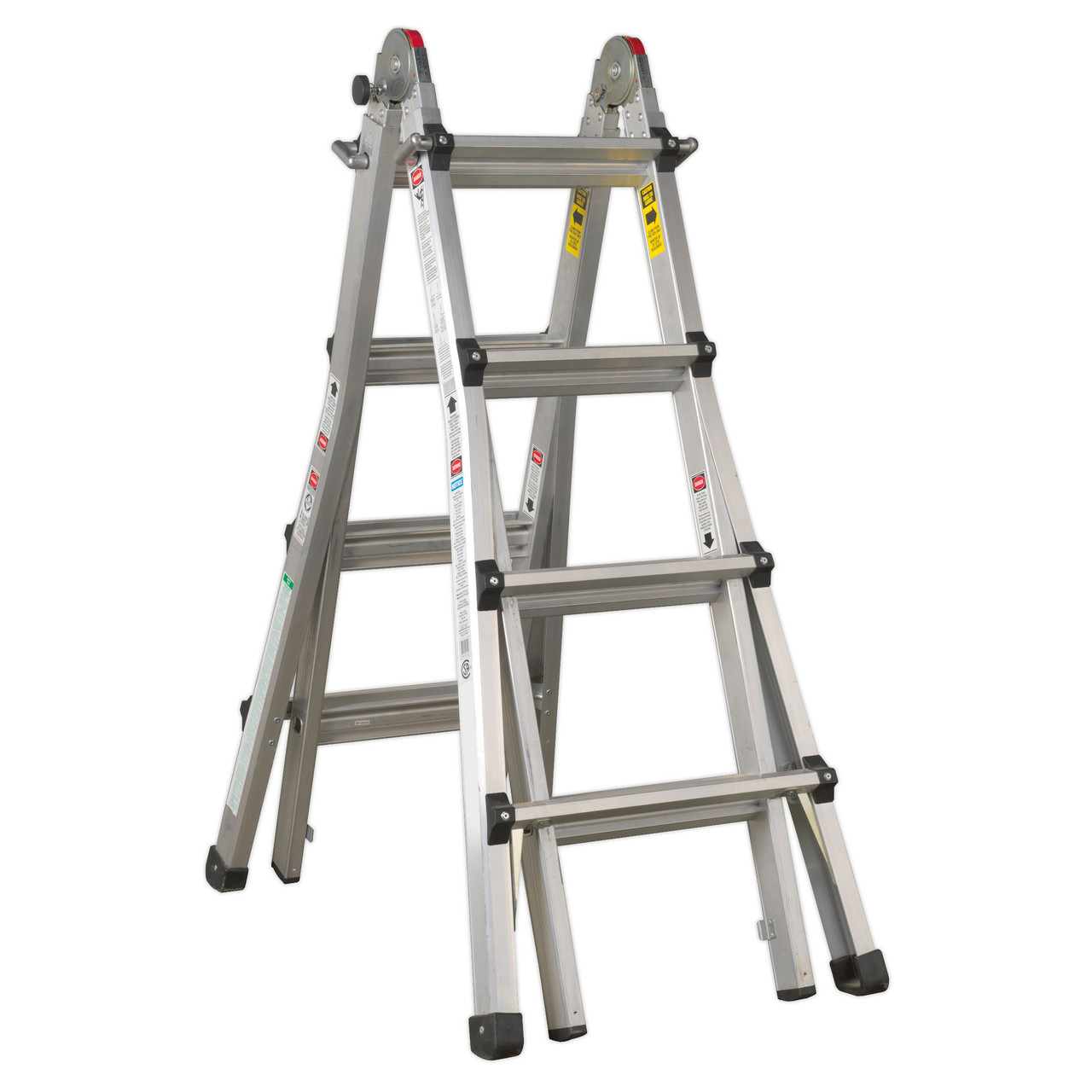 Photos - Ladder Sealey AFPL3 Aluminium Telescopic  4-way En 131 Adjustable 