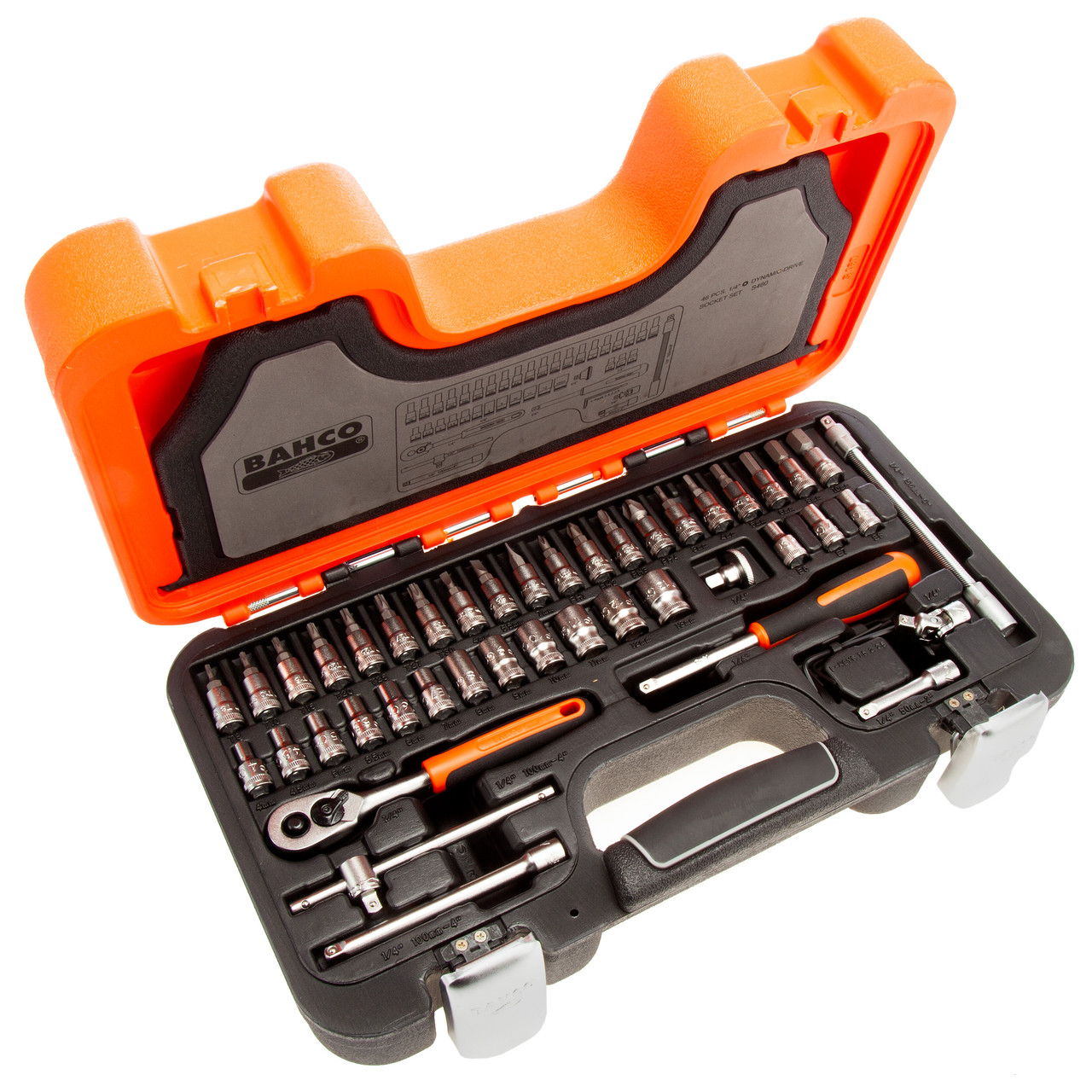 Photos - Bits / Sockets Bahco S460 Bit and Socket Set 1/4in Dynamic Drive  (46 Piece)