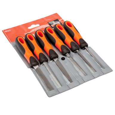 Bahco 1-476-04-3-2 ERGO Engineering Smooth Cut File Set 100mm (6 Piece)