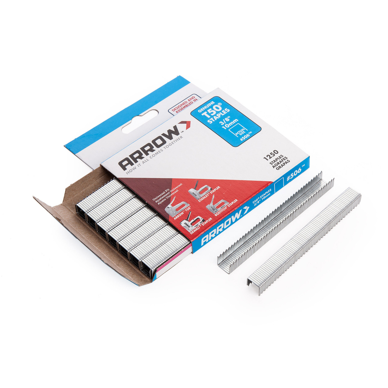 Photos - Staples Arrow 50624 T50  10mm 3/8in  (Pack Of 1250)