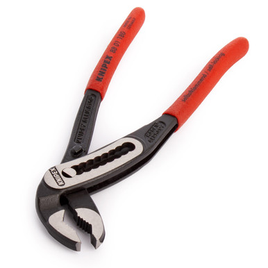 KNIPEX KNIPEX 85 01 250 SmartGrip® Water Pump Pliers with automatic  adjustment with non-slip plastic coating grey atramentized 2