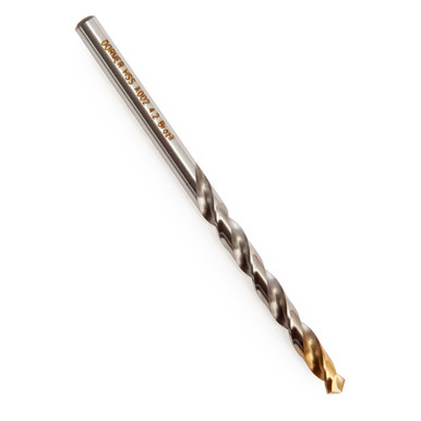 Dormer A0024.2 HSS TiN-Tip Jobber Drill Bit 4.2mm (Pack of 10)