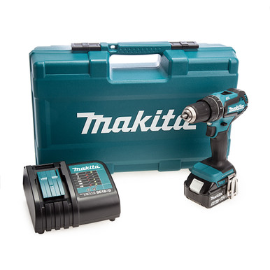 Makita DHP482RFWJ Combi Drill 18V Cordless LXT Li ion White