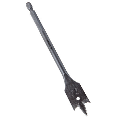 Bosch 2608587578 Self Cut Flat Drill Bit with Hex Shank 22 × 152mm