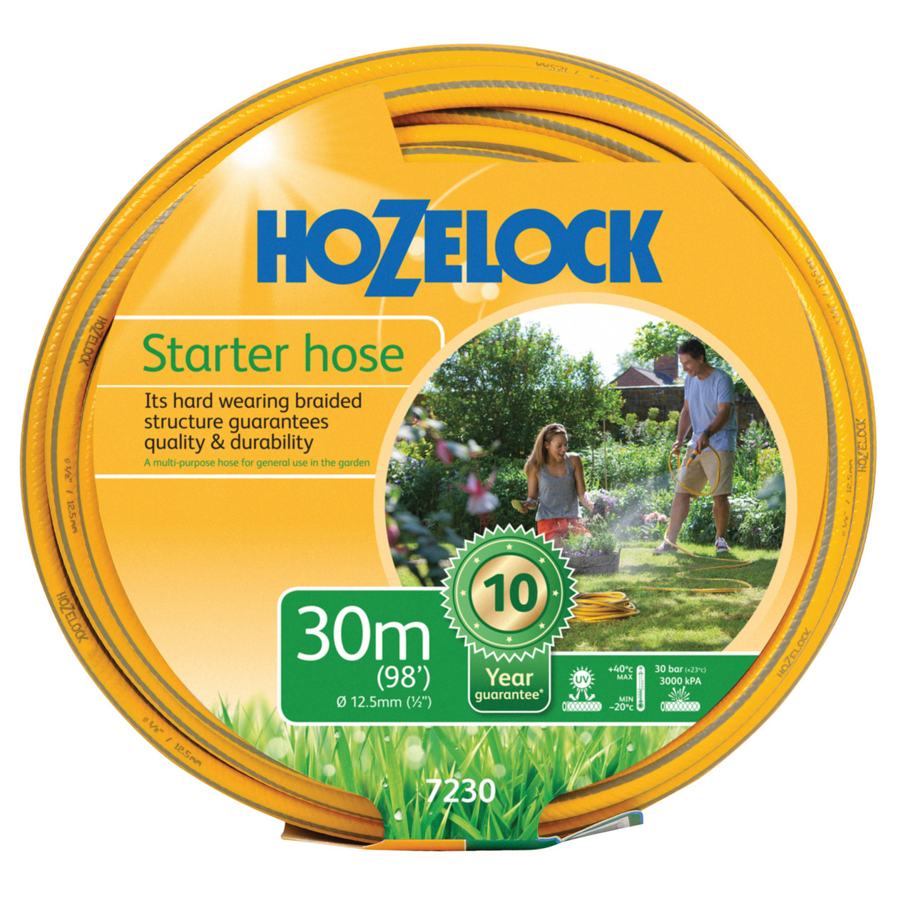 Photos - High Pressure Hose Hozelock 7230 Starter Hose 12.5mm x 30 Metres 