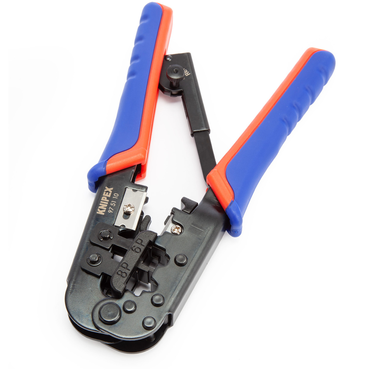 Photos - Ethernet Cable KNIPEX 975110SB Crimping Pliers for Western Plugs 190mm 
