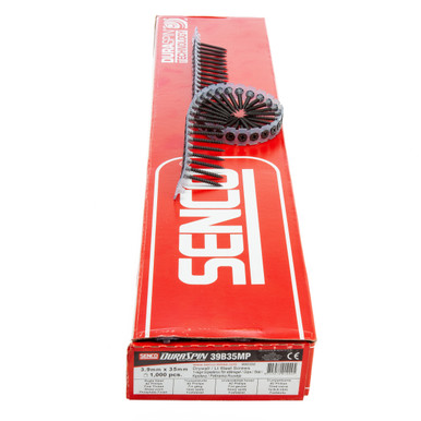 Senco 39B35MP DuraSpin Drywall to Light Steel Collated Screws 3.9mm × 35mm (1000 in Box)