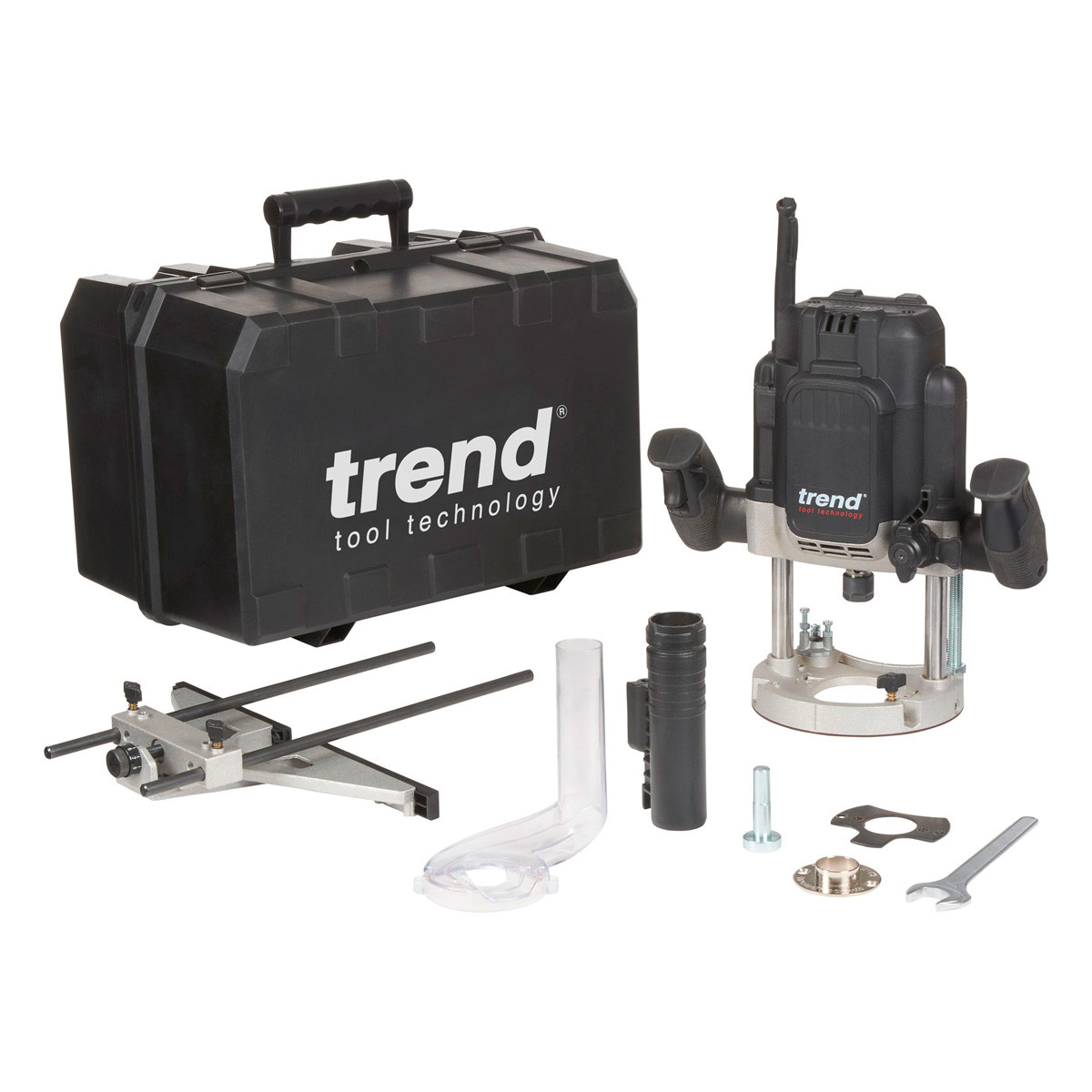 Trend T12ELK Variable Speed Plunge Router 2100W 1/2in (110V)