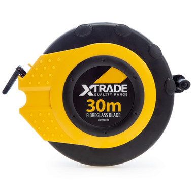 XTrade X0900033 Fibreglass Closed Case Tape Measure 100’ / 30m XTrade X0900033 Fibreglass Closed Case Tape Measure 100’ / 30m