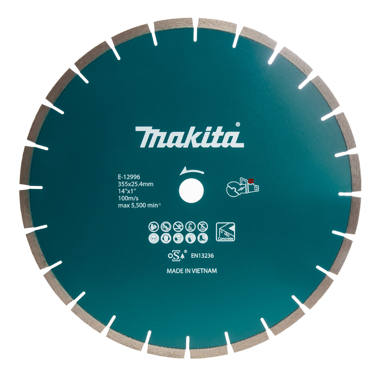 Photos - Cutting Disc Makita E-12996 Diamond Wheel Segmented 355mm 