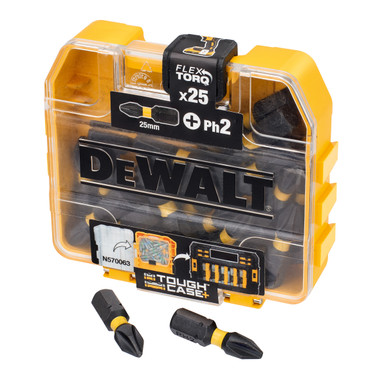 Dewalt DT70555T EXTREME FLEXTORQ Screwdriver Bit PH2 × 25mm (Pack of 25)
