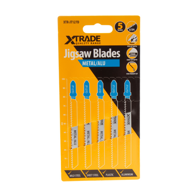 XTrade JT127D Special for Aluminium Jigsaw Blades (Pack of 5)