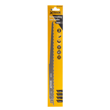 XTrade SS1617K Basic for Wood Reciprocating Saw Blades (Pack of 5)
