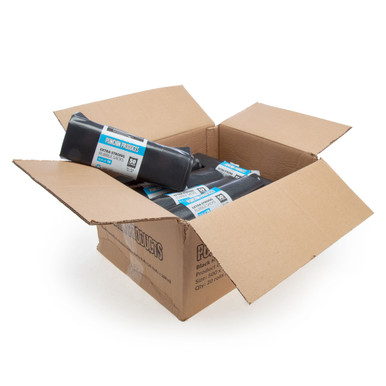 Punchin Black Heavy-Duty Rubble Sacks 50L (20 Rolls of 10)