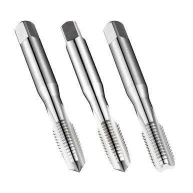 Dormer E500M8NO6 HSS Straight Flute Hand Tap M8 × 1.25mm (Pack of 3)