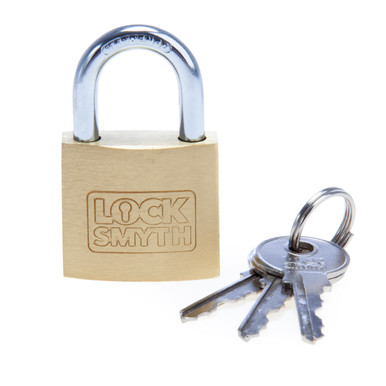 Locksmyth L2200010 Brass Padlock 30mm