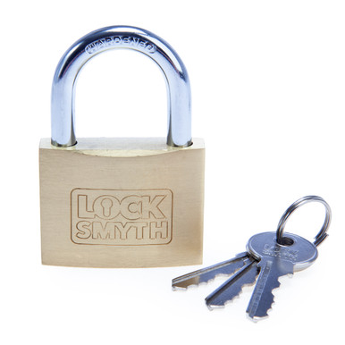 Locksmyth L2200013 Brass Padlock 50mm