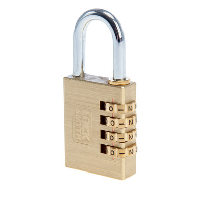 Locksmyth L2200022 Brass Combination Padlock 40mm