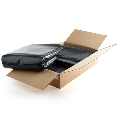 Punchin Black Wheelie Bin Liners 240L (Box of 50)