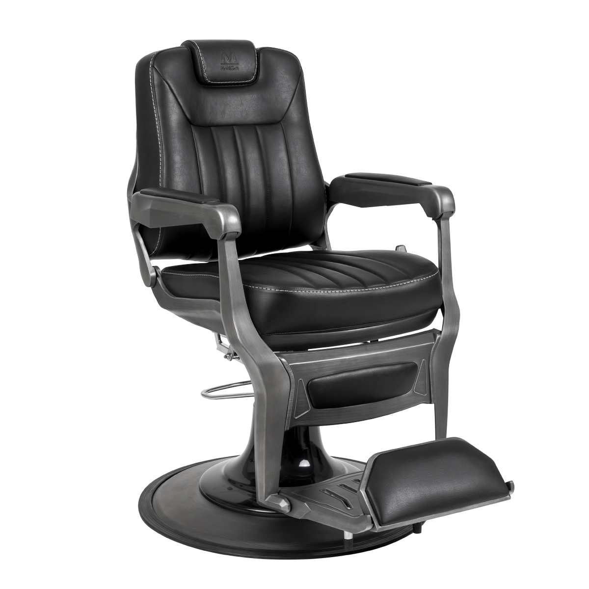 Wraith Barber Chair with Gunmetal Frame Minerva Beauty