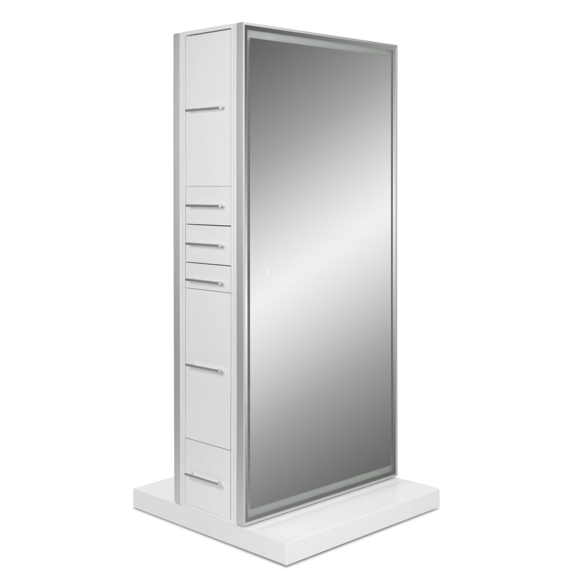Genesis Double-Sided LED Styling Station with Full-Length Mirrors 
