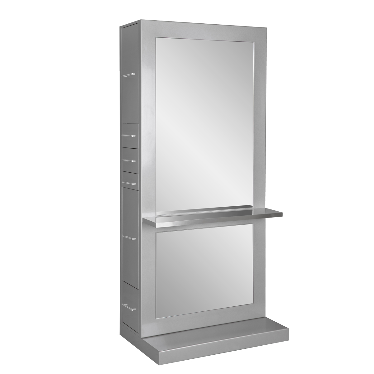 Genesis Single Sided Styling Station with Full Length Shelf