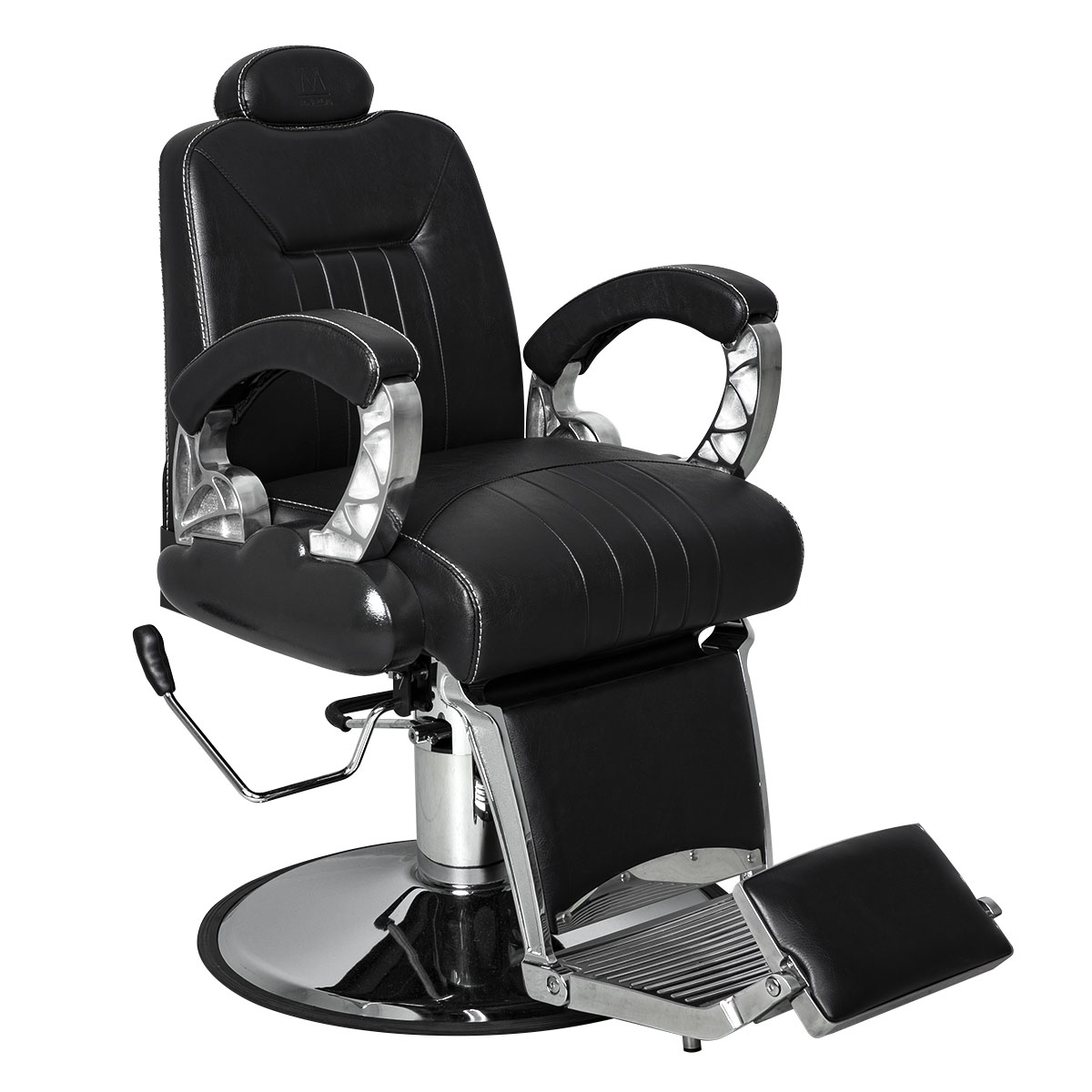中古 BARBER'S KING FILARMONICA Figaro Barber Chair in Black