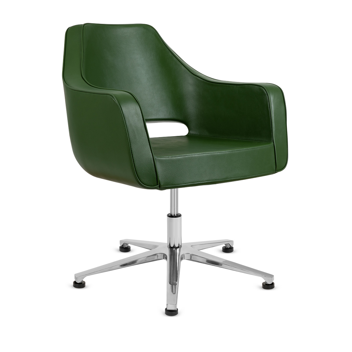 Aviator Wide Technician Chair in Spruce (Green), Rolling 5 Star