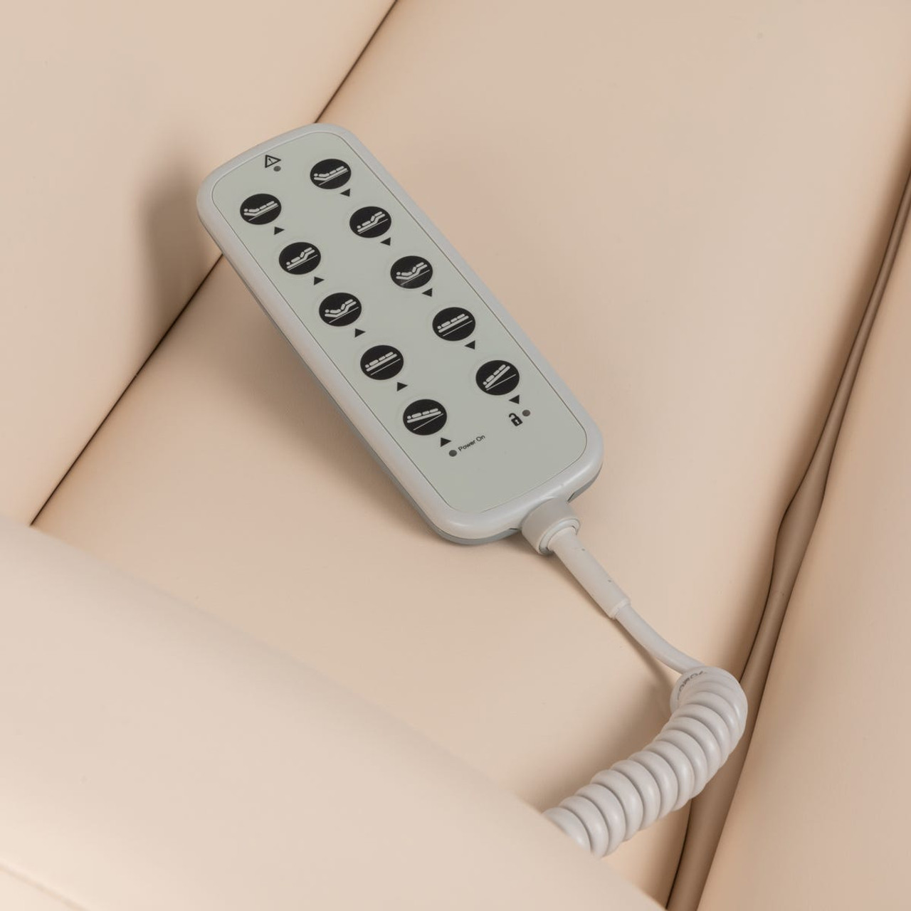 Cloister Electric Massage Table with Wheeled Wood Base