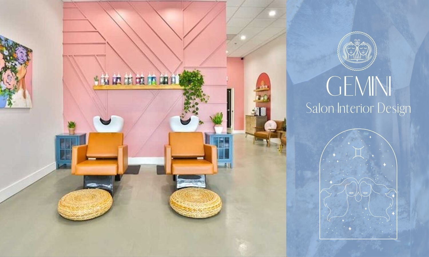 Zodiac Salon Interior Design: Gemini Season - Minerva Beauty