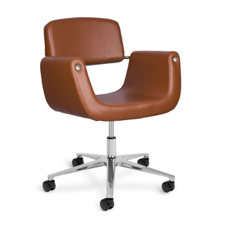 Corsa Rolling Technician Chair in Black
