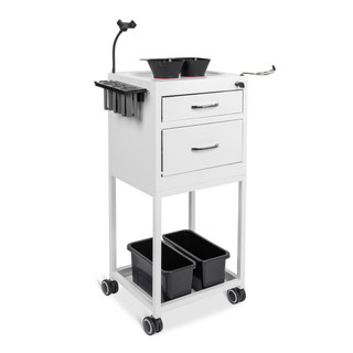 Spazio Color Cart with Locking Drawer