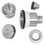 Deep Well Drain Assembly with Basket Strainer for Shampoo Bowls