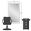 Bradham Full Length Mirror in Distressed White