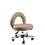 Gimbal Pedicure Technician Stool in Cashmere