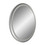 Nira LED Frontlit 36" Round Mirror shown unlit from a three-quarter view