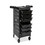 Avanzo Salon Trolley - Made in Italy shown from three-quarter angle to the right with drawers open