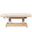 Waves Multi-tilting Electric Spa Massage Table with Face Cradle and Armrest in Beige shown from the side