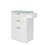 Kai Mobile Styling Station in White with Gold Hardware - CLEARANCE, DISCONTINUED, AS IS, NO WARRANTY, NO RETURN