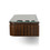 Sutton Wall-Mount Floating Shelf Styling Station in Walnut shown from the side