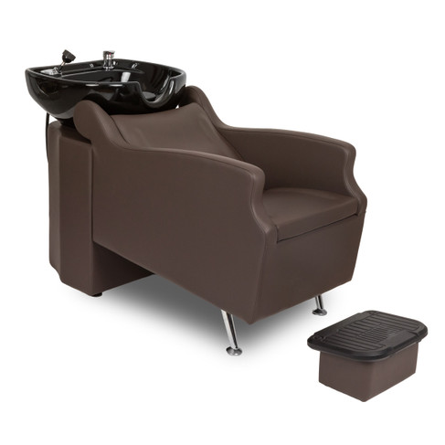 Avant Shampoo System with Black Bowl (Ottoman Included)