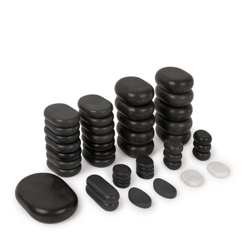 45 Piece Massage Stone Set for Hands & Feet