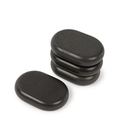 4 Piece Large Basalt Massage Stone Set